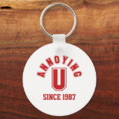 Porte-clés Funny Annoying You Keychain, Red (Recto)