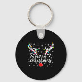 Porte-clés Funny Anti Trump Christmas Reindeer Funny Feminist (Recto)