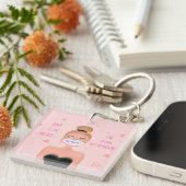 Porte-clés Funny Anti-Valentine’s Day (Devant Droit)