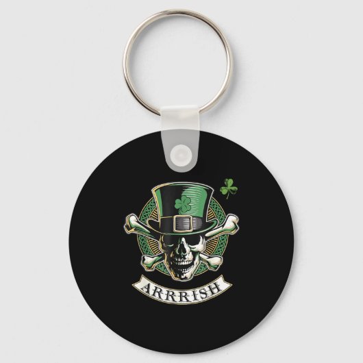 Porte-clés Funny Arrish Irish Rate St Patricks Day Rate Men G (Recto)