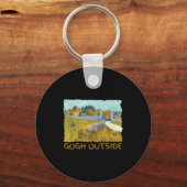 Porte-clés Funny Artist Gogh Outside Starry Night Insrational (Recto)