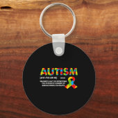 Porte-clés Funny Autism Definition - Autism Awareness Month  (Recto)