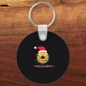 Porte-clés Funny Bagel Christmas Graphics Lights Lover  (Recto)