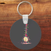 Porte-clés Funny Banjo Christmas Graphics Lights Lover Player (Recto)