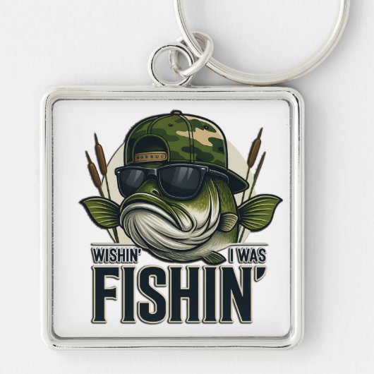 Porte-clés Funny Bass Fishing (Devant)