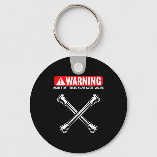 Porte-clés Funny Baton Twirling  (Recto)