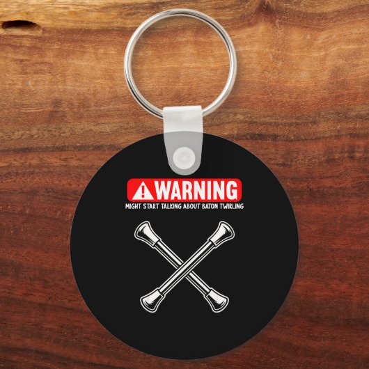 Porte-clés Funny Baton Twirling  (Recto)