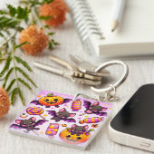 Porte-clés Funny bats candy halloween (Devant Droit)