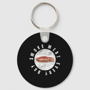 Porte-clés Funny Bbq Smoker Accessoire Pitmaster Papa Grillin