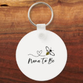 Porte-clés Funny Bee Lover Nana To Be (Recto)