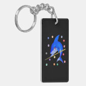 Porte-clés Funny Billiards requin de piscine mâle (Devant gauche)