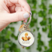 Porte-clés Funny Birthday Keychain Playful Winking Duckling (main)