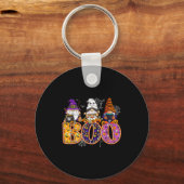 Porte-clés Funny Boo Witch Sipders Pumpkins Happy Halloween G (Recto)