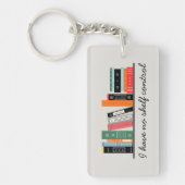 Porte-clés Funny Bookish No Shelf Control (Devant)