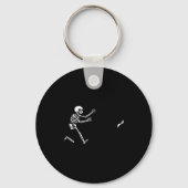 Porte-clés Funny Boxer Running Skeleton Halloween (Recto)