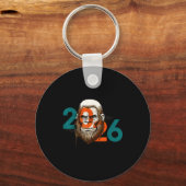 Porte-clés Funny Boys Nye Outfit, Mens Fireworks Bigfoot Happ (Recto)