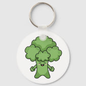 Porte-clés Funny Brocoli vert (Recto)