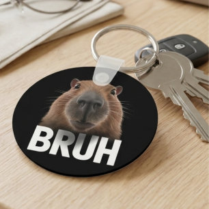 Porte-clés Funny Capybara Bruh