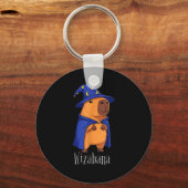 Porte-clés Funny Capybara Wizard Costume Wizabara Graphic Kid (Recto)