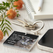 Porte-clés Funny Cat est Nocturne Evil Laugh (Devant Droit)