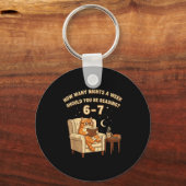 Porte-clés Funny Cat Reading 6-7 Meme Englieacher Book Lover  (Recto)