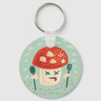 Porte-clés Funny Champignons Caractère alimentaire Oddity biz