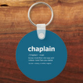 Porte-clés Funny Chaplain Definition New Job Gift For Chaplai (Recto)