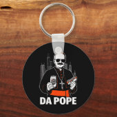 Porte-clés Funny Chicago Pope Leo Xiv Graphic (Recto)