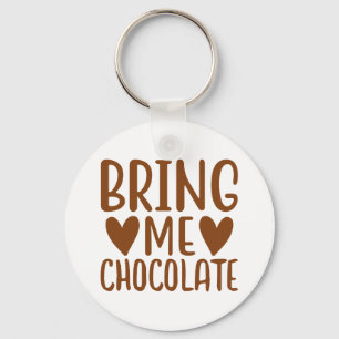 Porte-clés Funny Chocolate Lover Foodie Gift Chocoholic 