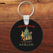 Porte-clés Funny Christmas From The Windows To The Walls I'm (Recto)