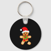 Porte-clés Funny Christmas Gingerbread Man Cookie Oh Snap (Recto)