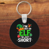 Porte-clés Funny Christmas Im Not An Elf Just Short Xmas Men (Recto)