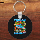 Porte-clés Funny Christmas Italian Brain Rot Italian Brainrot (Recto)