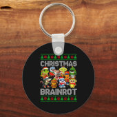 Porte-clés Funny Christmas Italian Brain Rot Italian Brainrot (Recto)