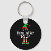 Porte-clés Funny Christmas The Home Builder Elf Developer Arc (Recto)
