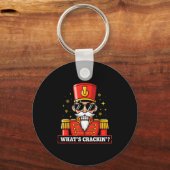 Porte-clés Funny Christmas Whats Crackin Nutcracker Men Kids  (Recto)