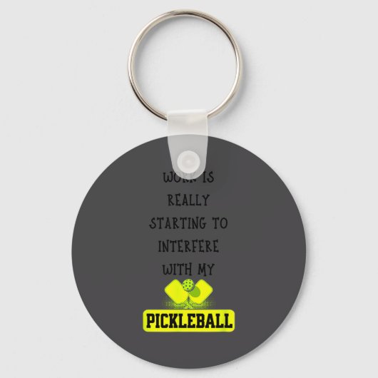 Porte-clés Funny Ckleball Work Quote Ckleball Lover Office Jo (Recto)