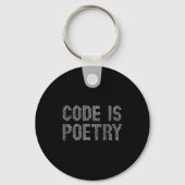 Porte-clés Funny Code Is Etry Saying Quote Programer Gift (Recto)