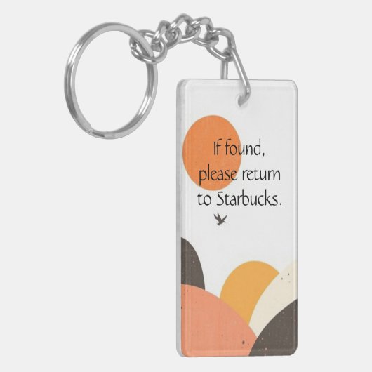 Porte-clés Funny Coffee Lover Keychain (Devant gauche)