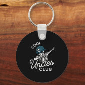Porte-clés Funny Cool Uncles Club Shirt Funny Skeleton Uncle  (Recto)
