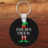 Porte-clés Funny Cousin Crew Elf Christmas Elf Cousin Sweater (Recto)