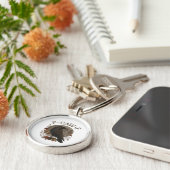 Porte-clés Funny Crow F-Caw-F Humor Gothic Essential Trendy S (Côté)