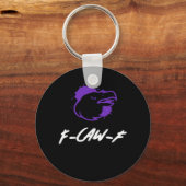 Porte-clés Funny Crow Logo F-Caw-F – Caws For Attention! Clas (Recto)