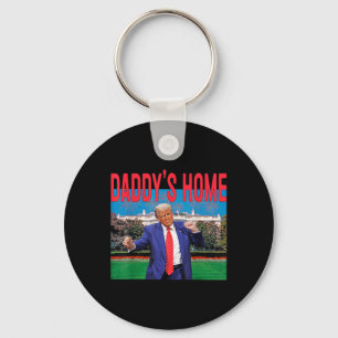 Porte-clés Funny Daddy's Home Trump Pink 2024 Take America Ck