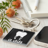 Porte-clés Funny DDS Dentistry (Devant Droit)