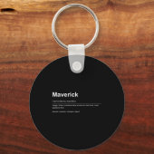 Porte-clés Funny Definition Quote For The Name Maverick _  (Recto)