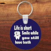 Porte-clés Funny Dental Quote (Recto)