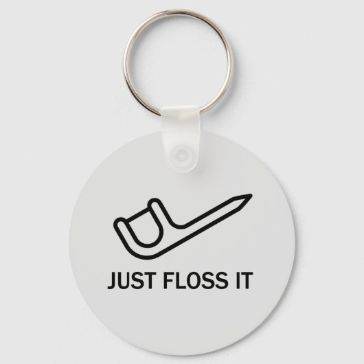 Porte-clés Funny Dentist Dental Hygienist Keychain (Recto)