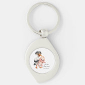 Porte-clés Funny designed keychain baby shower adjustable (Devant)