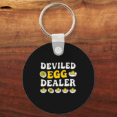 Porte-clés Funny Deviled Egg Er Thanksgiving (Recto)